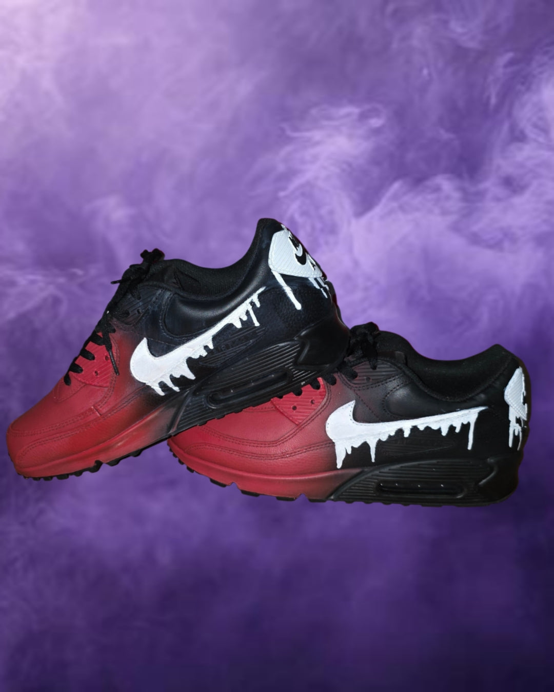 Custom Drippy Painted Air Max 90
