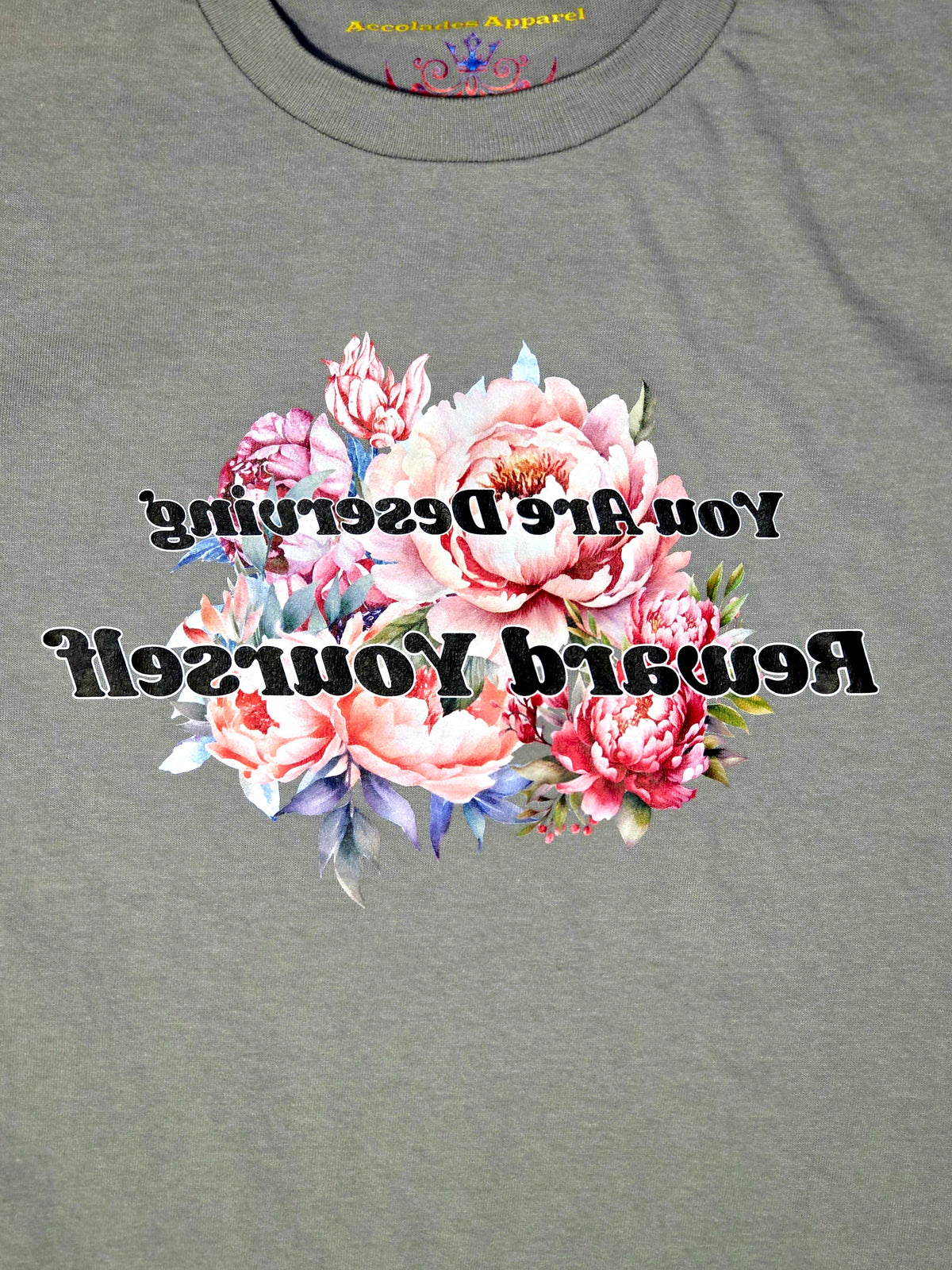 Reward Yourself Reverse Text Shirt