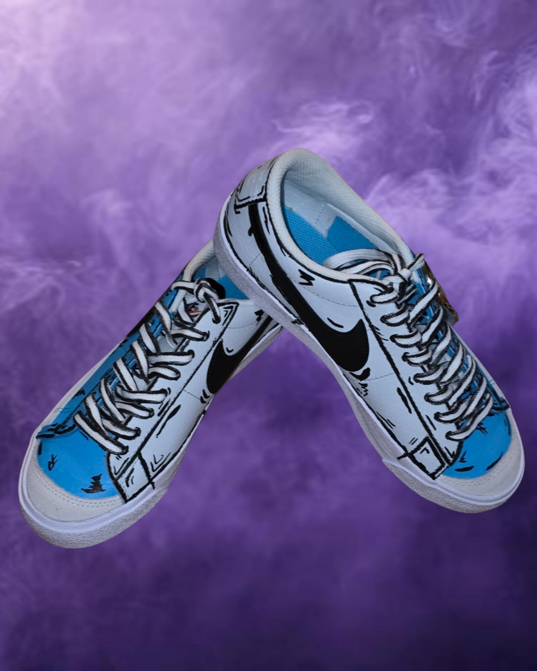 Cartoon Custom Painted Blazer Low