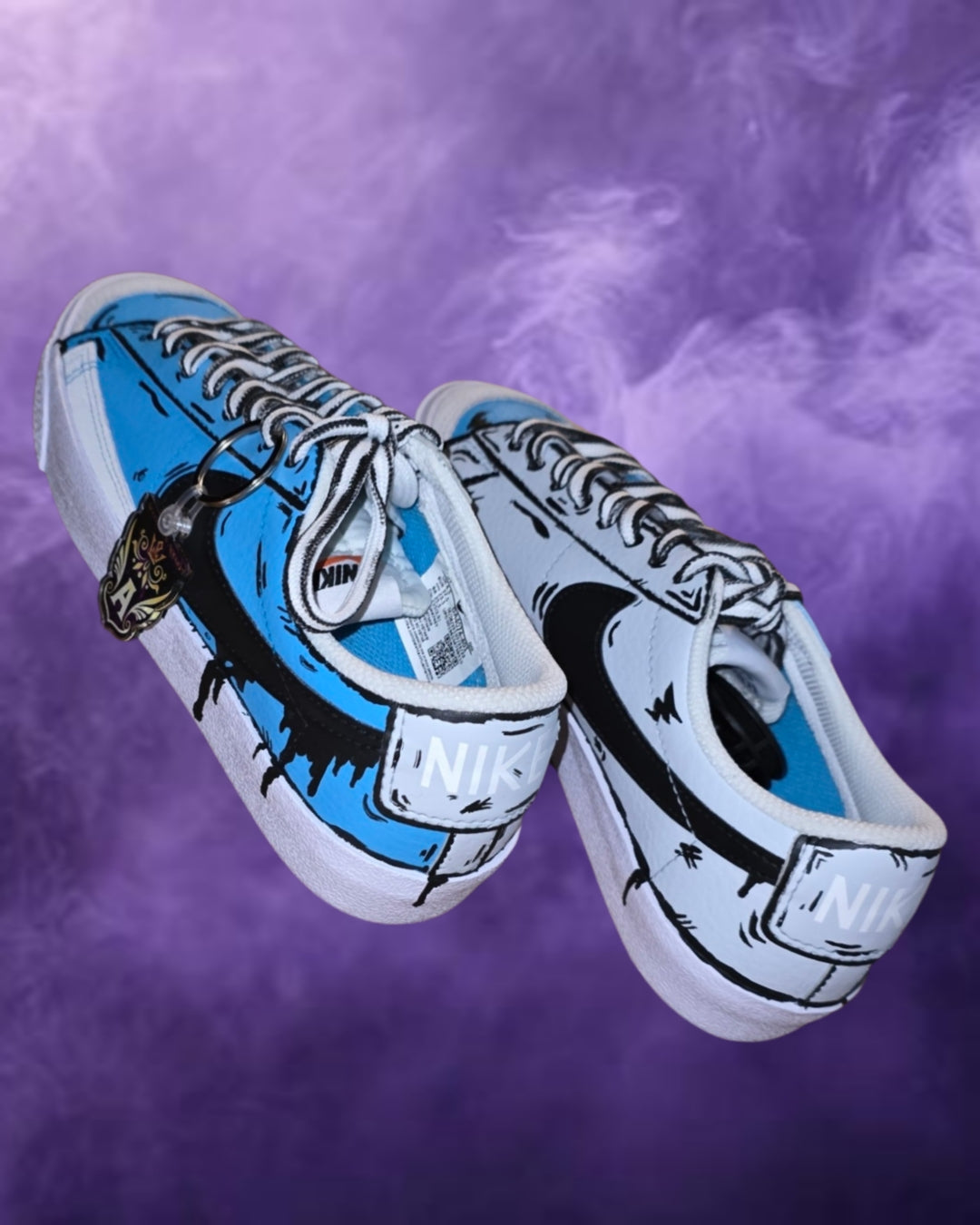 Cartoon Custom Painted Blazer Low