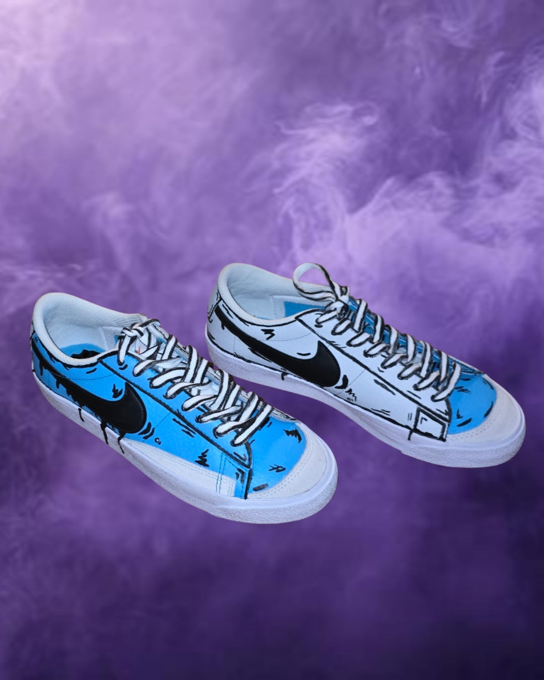 Cartoon Custom Painted Blazer Low