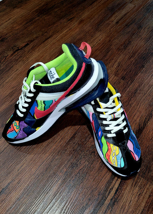Custom Painted Nike Pre-Day - Size 8 Men's/9.5 Women's