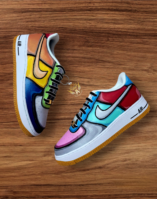 Cartoon Custom Nike Air Force 1 Low - Size 10 Men's/11.5 Women's